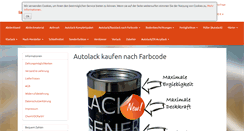 Desktop Screenshot of lackgeneration.de